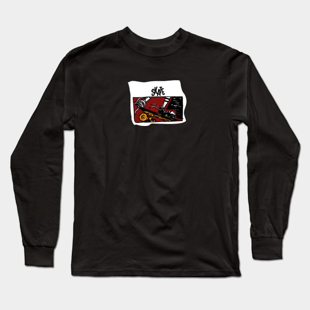 skateboarding Long Sleeve T-Shirt by YOUTH WORKS